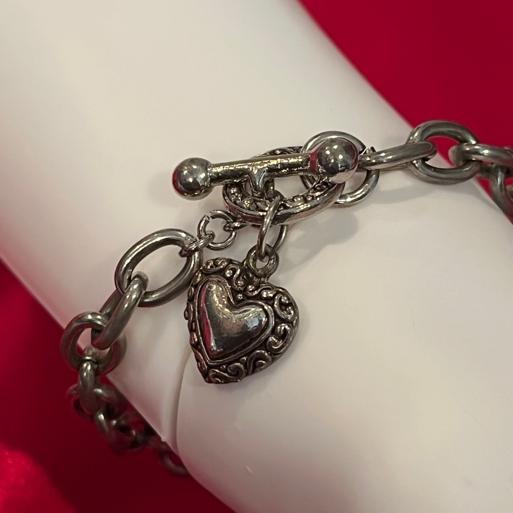 Heart Pendant Bracelet